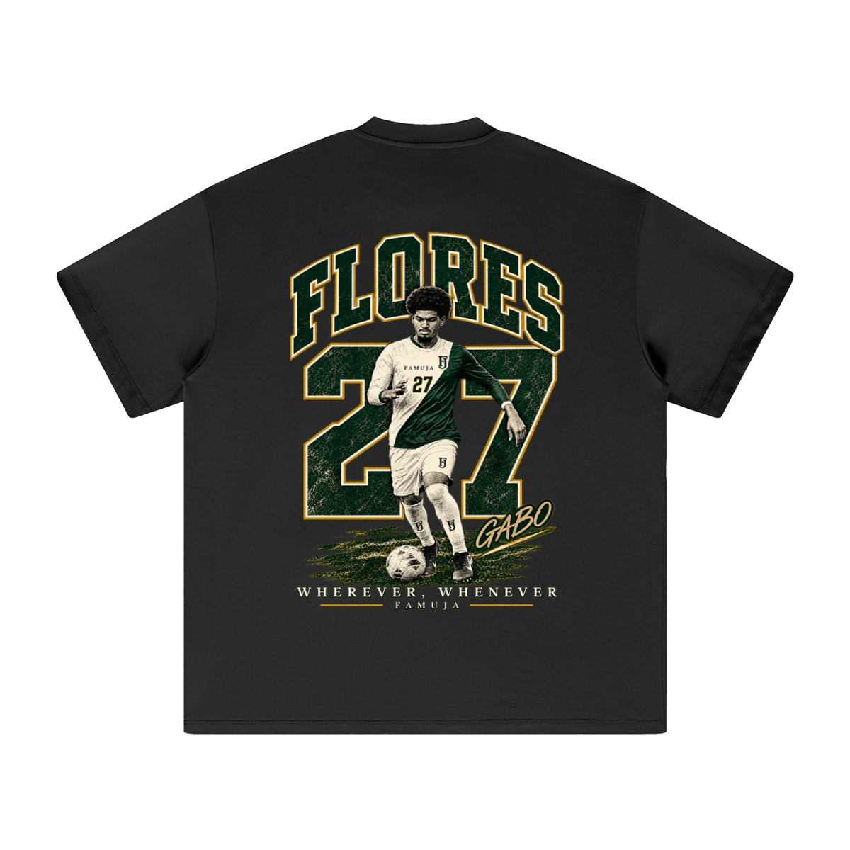 G27 Flores Heavyweight Signature Tee — FAMUJA Athletics