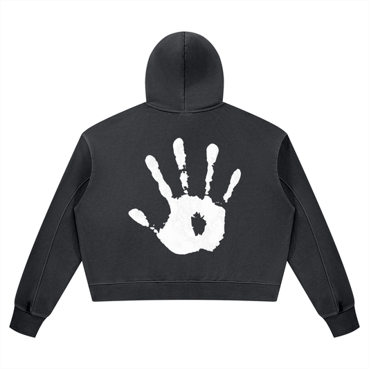 FAMUJA Marcado Women’s Washed Cropped Hoodie
