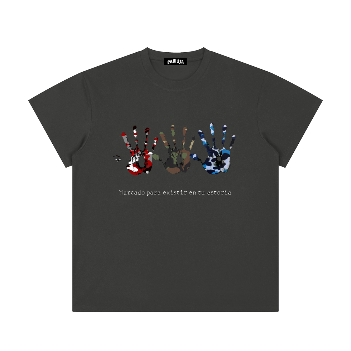 FAMUJA Marcado Para Existir Boxy T-Shirt
