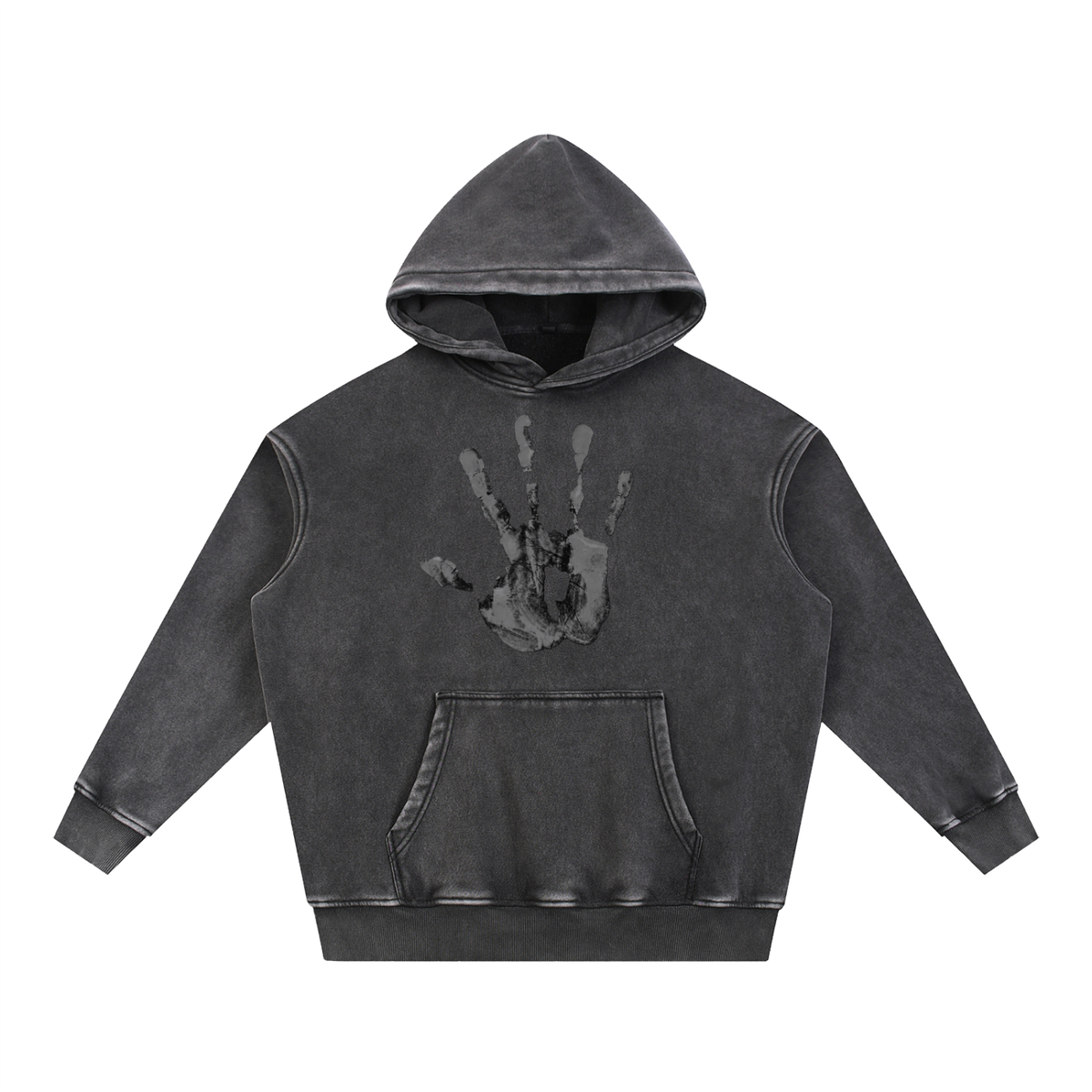 FAMUJA Marcado Tonal Snow-Wash Hoodie