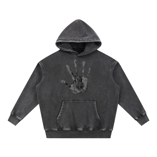 FAMUJA Marcado Tonal Snow-Wash Hoodie