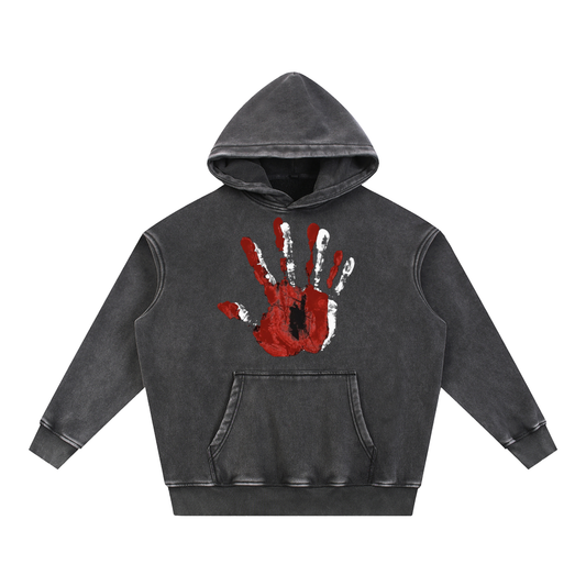 FAMUJA Marcado Snow-Wash Oversized Hoodie