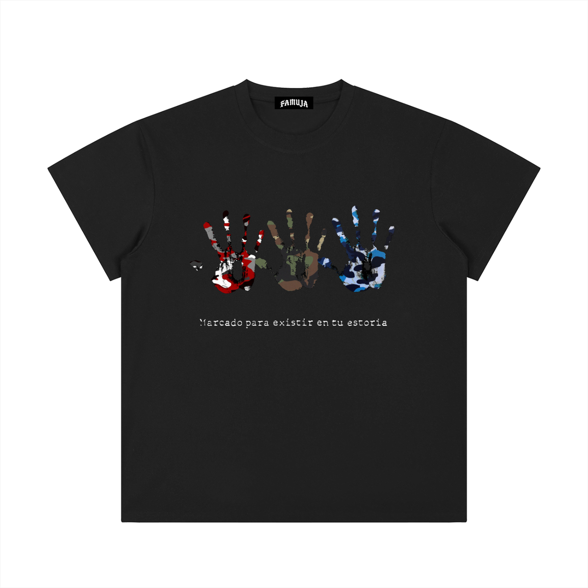 FAMUJA Marcado Para Existir Boxy T-Shirt