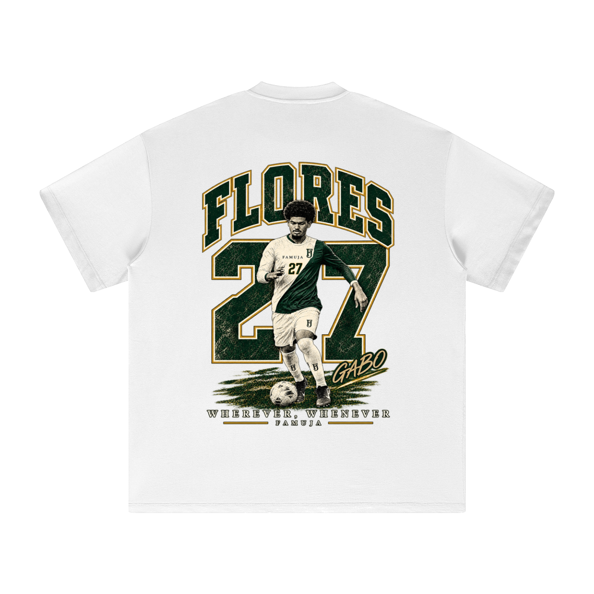 G27 Flores Heavyweight Signature Tee — FAMUJA Athletics