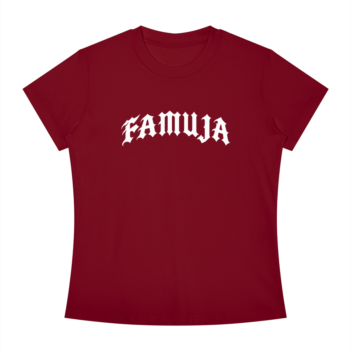 FAMUJA Women’s Essential Slim-Fit T-Shirt