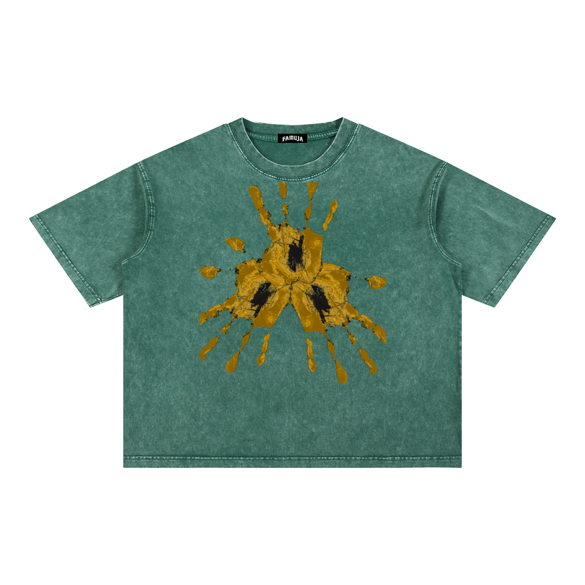 FAMUJA Marcado Mineral-Wash Oversized T-Shirt
