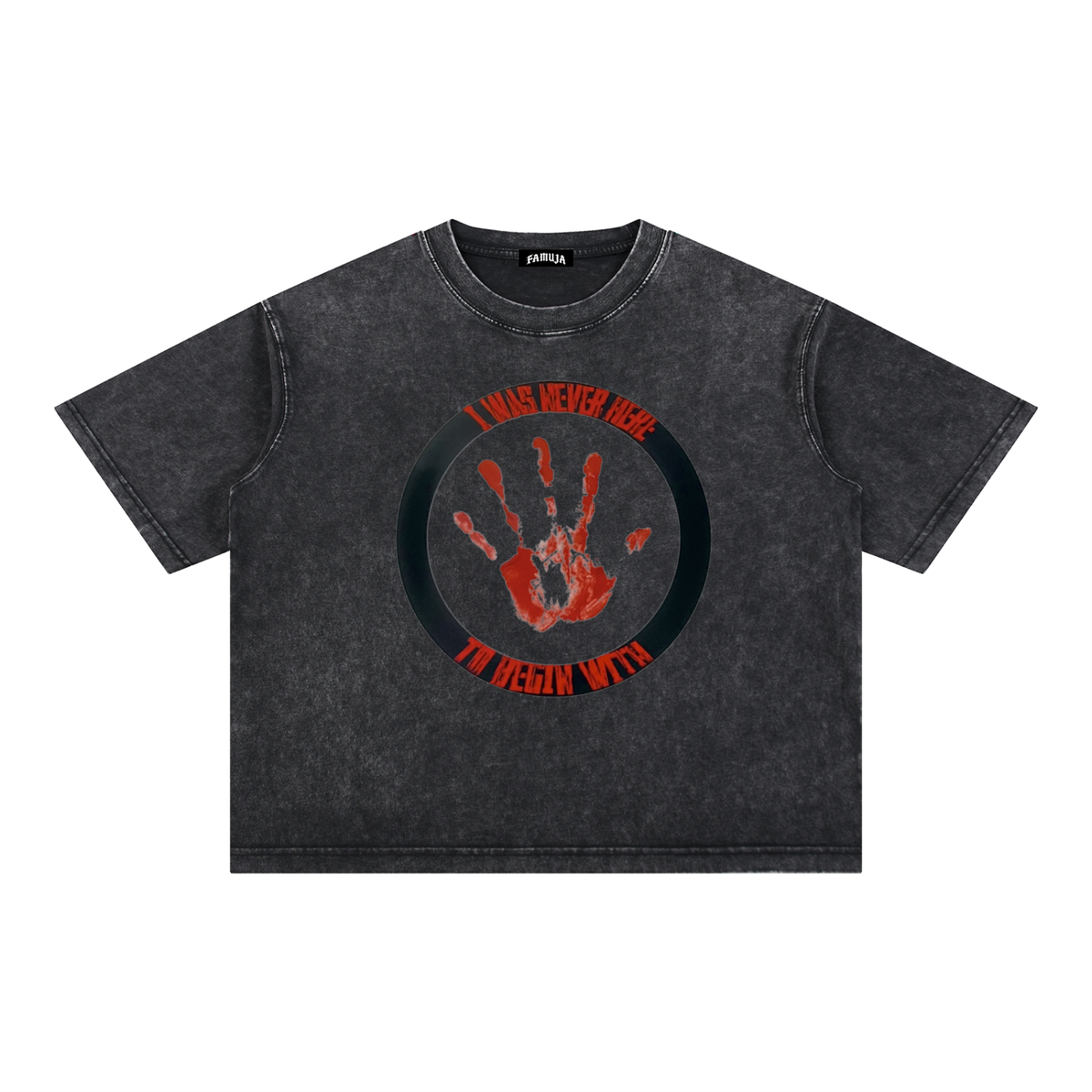 FAMUJA Marcado Snow-Wash Oversized T-Shirt